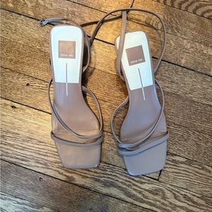 Dolce Vita Tan High Heel Strappy Heels